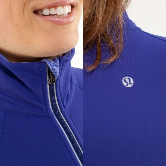 lululemon Run Distance Pullover Pigment Blue Sz 2 - Picture 16 of 16